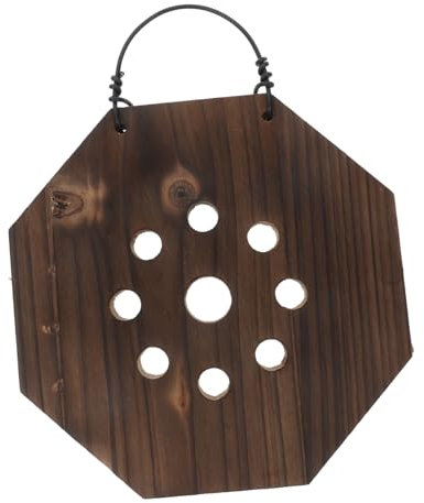 TOYANDONA Macetero De Pared De Madera Kit De Montaje para Helechos De De Soporte para Maceta Jardinera Colgante para Orquídeas para Jardín Vertical De Interior