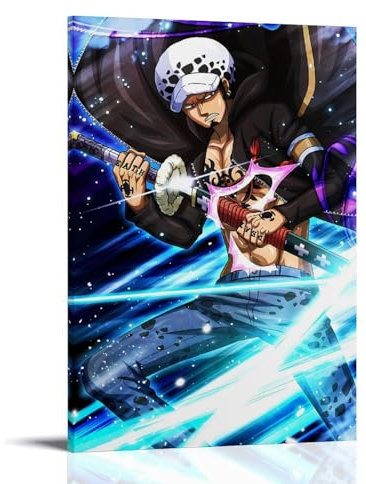 KEEP MARY Comic Character Trafalgar Law Poster Dekorative Malerei Leinwand Wandkunst Wohnzimmer Poster Schlafzimmer Malerei 24x36inch(60x90cm)