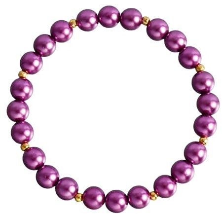 Trendy Cosplay Schmuck Purpurperle Anhänger Armband/Halskette/Ohrringe Prinzessin Themat