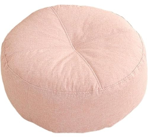 Tubayia Rundes Bodenkissen Bodenkissen Yoga Kissen Sitzkissen für Zuhause Couch Stuhl Bett Auto Büro Balkon Innen (Rosa)