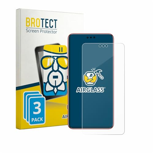 BROTECT 3 Stück Schutzglas für Huawei Mate 60 RS Ultimate Schutzfolie Panzer Folie Glas[Extrem Kratzfest 9H, Anti-Fingerprint, Ultra-Transparent]