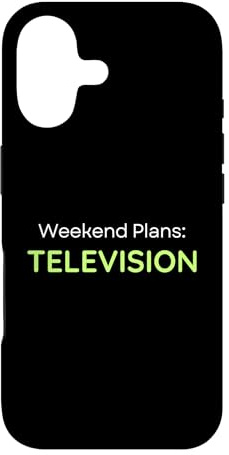 Hülle für iPhone 17 Wochenendpläne Fernsehen TV-Liebhaber