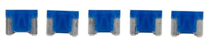 Bussmann BP/ATM-15LP-RP 15 Amp Low Profile ATM Blade Fuse, 5 Pack
