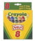 Crayola 8-Pack Crayons - Jumbo (So Big) Size Size, Pack Of 2