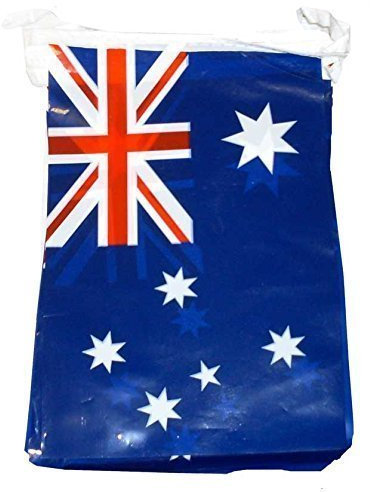 12Ft Australian Flags PVC Bunting Australia Day Party Decoration Banner