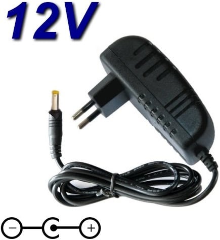 TOP CHARGEUR * Netzteil Netzadapter Ladekabel Ladegerät 12V für Tragbarer DVD-Player DivX Muse M-852 DP M-852DP