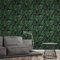 A.S. Création Vliestapete Greenery Tapete in Dschungel Optik mit Palmenblättern 10,05 m x 0,53 m schwarz weiß grau Made in Germany 372812 37281-2