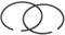 Kolbenring Satz DR 102ccm 55mm für Vespa V50, Special, PK, Ape 50