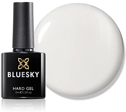 BLUESKY Hard Gel Nail Builder Gel White 10ml, Hartgel Weiß UV LED Nagellack, Nagelverstärker Nagelverlängerungsgel, hartes Gel für Nägel, 30 g