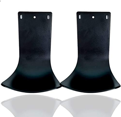 WellingA 2Pcs Tropfschale für Desinfektionsspender, Abtropfschale Desinfektionsmittelspender, Universal-Tropfschale aus weißem ABS-Kunststoff, Wandmontage,Schwarz