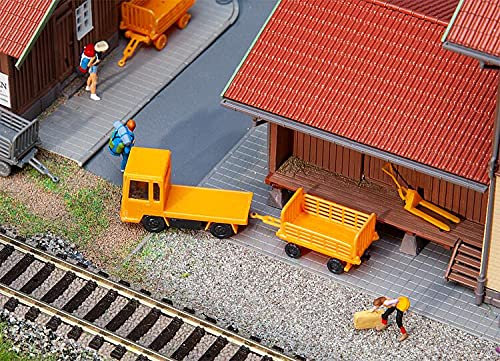 Faller 180357 Gepäckwagen, Weiß