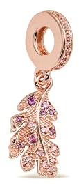 Pandora , Women’s Base Metal Cubic Zirconia Moments Bracelet, Rosé Gold, One Size - 789552C01