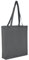 TEXXILLA 10er Pack Baumwolltasche - Oeko-TEX 100 Zertifiziert | mit Zwei Langen Henkeln, Boden- und Seitenfalte | 38x42cm | Jutebeutel | Einkaufstasche | unbedruckt, Farbe:stahlgrau, Größe:10 Stück