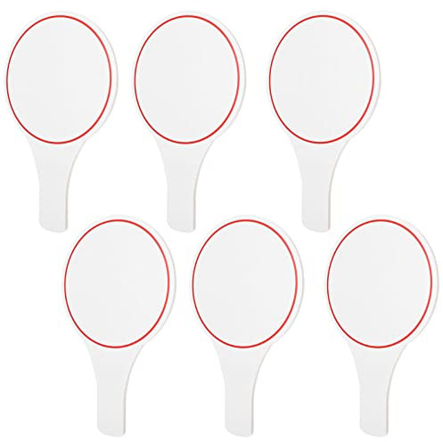 Kisangel Tabellone Segnapunti Portatile In Gommapiuma Per Lavagna Bianca Con Risposta A Paletta Cancellabile A Secco 6 Pezzi Per Insegnanti Studenti Oggetti Di Scena