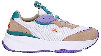 Ellesse Sportschuhe für Damen 610412 MASSELLO Text AF LT KHK-White-LT PURP Schuhgröße 37 EU