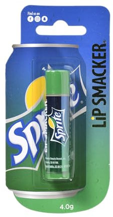 Lip Smacker Coca Cola Collection, Sprite Flavoured Lip Balm Inspired by Coca-Cola, Moisturizing and Refreshing, Single Blister Pack