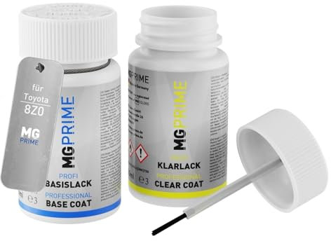 MG PRIME Autolack Lackstift Set für Toyota 8Z0 Nexa Blue Basislack Klarlack je 50ml