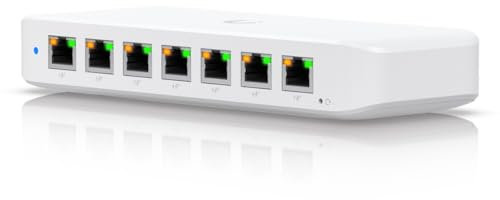 UbiQuiti UniFi Switch Ultra 60W 8 Port Layer 2 PoE++ input PoE+ output 8 Gbps Ethernet Power over RJ-45