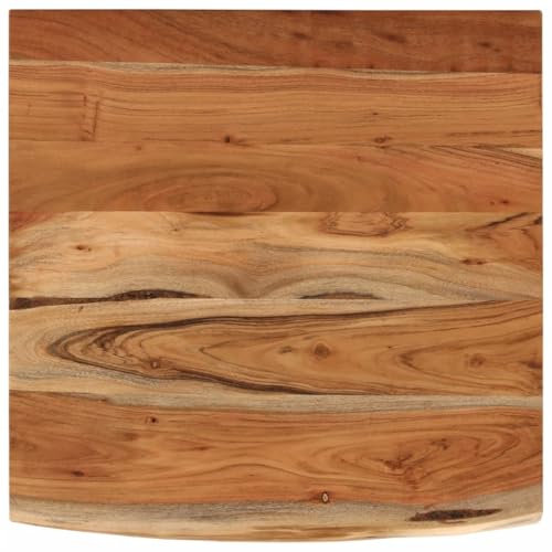 vidaXL Encimera de Baño Cuadrada, Tablero de Tocador, Encimera de Lavabo, Tablero para Armario, Madera Maciza de Acacia 60x60x3,8 cm