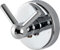 C.P.I. Urban Pro Double Robe Hook, 100% Solid Brass, Chrome Finish, Heavy Duty, Twin Door Hook, Wall Mount, Towel Hanger