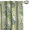 ABAKUHAUS Blatt Vorhänge 2er-Pack, Tropische Exotische Palme Verlässt Natürliche Botanische Frühlings Sommer Grafik, Vorhang für Wohnzimmer Schlafzimmer, 4 Stück 75 cm x 245 cm, grüne Ecru