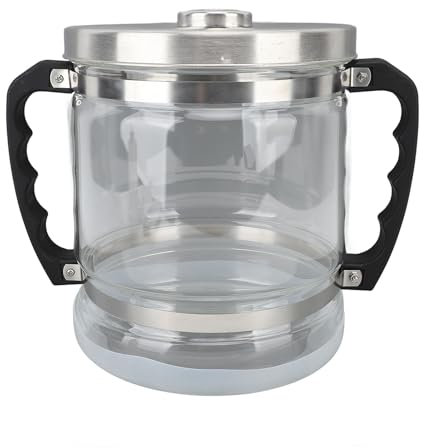 Jarra de Vidrio de Agua de 6 litros para Destilador, Frasco de Vidrio para Destilador de Agua para el Hogar/Dental/Belleza, Botella de Recolección de Vidrio de Repuesto