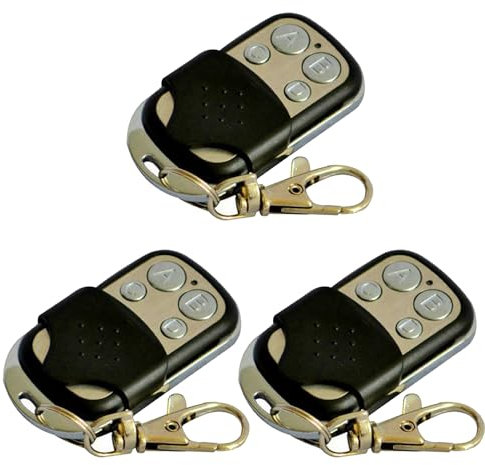 Garage Door Remote, 3PCS 433MHz Universal Garage Door Opener Remote Electric Gate Fob 433MHz Wireless RF Transmitter for Clone Garage Door Opener