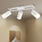 Dehobo LED Deckenstrahler 3 Flammig Weiß GU10, Deckenlampe Strahler Schwenkbar 350°, Deckenspots für Küche Schlafzimmer Wohnzimmer, Nein Leuchtmittel