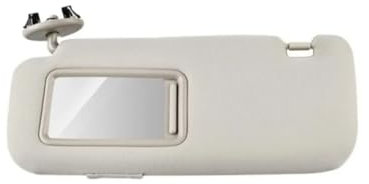 Toyota Sun Visor Replacement for Auris Corolla 2007-2013 - Beige Left Driver Side Interior Shade With Mirror