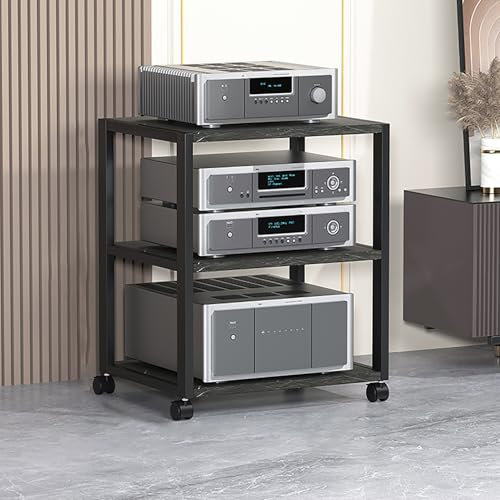 Multifunzione mobile giradischi,Disponibili diverse misure,Forte capacità di carico,mobile giradischi porta vinili,Storage aperto multilivello,Stabile e durevole,Adatto per soggiorno, ufficio, bar(Bla