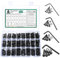 12.9 Kohlenstoffstahl Sechskantschrauben Muttern Set, Zylinderkopfschrauben mit Muttern Set, Innensechskant Schrauben und Muttern Set mit Unterlegscheiben, Maschinenschrauben Sortiment M2//M3/M4/M5