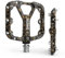 Shredr. Flat Pedale für MTB | Superleichte Flatpedals fürs Mountainbike | In 2 Größen | Nur 320 Gramm | Special Edition Colors (Bronze/schwarz, XL)
