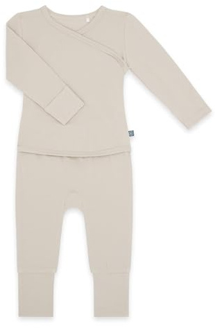 emma & noah Easy-On Babystrampler aus Bio-Baumwolle, ohne Verschlüsse, weich & atmungsaktiv, 0–12 Monate, ideal zum Schlafen & Spielen