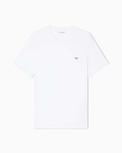 Emporio Armani Herren Essential Cotton T-Shirt mit Rundhalsausschnitt