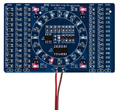 AZDelivery NE555 SMD Löten Übungsplatine DIY Kit - LED Modul zum Löten Lernen, Set mit Lötbausatz - Elektronisches Soldering Kit für Lötübungen