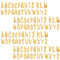 Bremorou 104 Stück buchstaben anhänger gold buchstabenanhänger Letter A-Z Charms Klein Alphabet mini metall Charm für Halsketten Armbänder Schmuckherstellung Bastelbedarf