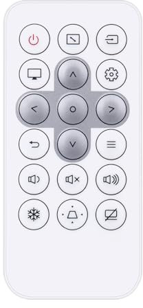 VINABTY Replacement Projector Remote Control Applicable For OPTOMA HR21G-YHGD03 ZW350E ZX350E GT2100HDR GT3500HDR UHZ35ST GT2000HDR ZK430ST ZH520 ZH462 ZH350ST HZ40HDR ZW350S ZK450