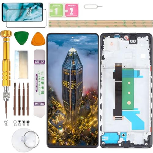 Gadget Troops Conjunto de pantalla LCD para Xiaomi Redmi Note 12 PRO+Plus 5G 22101316UG Kit de repuesto de pantalla
