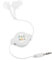 MERRYHAPY Retractable in Ear Headphones for Players Lightweight Portable with Connection for Music the Go Telescopic Design in White