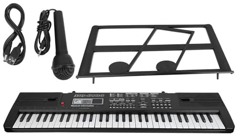 Professionelles elektronisches Klavier Tragbares Elektronisches Orgel Keyboard Mit 61 Digitalen Tasten Und Mikrofon