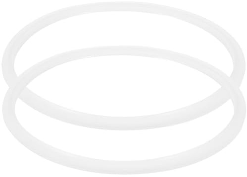 Homoyoyo 2Pcs 9.45 Inch Silicone Pressure Cooker Sealing Rings Replacement for Tower Pot Gasket Accessories High Temperature Resistant Pot Rings for Kitchen