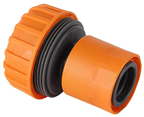 Asixxsix 1 Zoll Langlebiges PP-Wasserschlauch-Verbindungsset für Gartenschlauch-Rohrkupplungszubehör, 5 Stück für Nippeldüsen-Wasserhahn, Hitzebeständige Kunststoff-Schlauchkupplung für