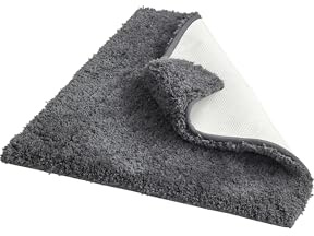 blomus Badematte -TUUFA- | Badteppich & Duschvorleger | 60 x 60 cm | Farbe Magnet