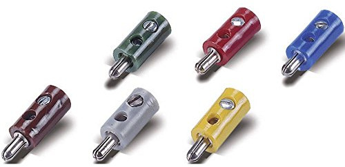 n.A. Unbekannt 100er-Set STECKER 2,6 MM QUERLOCH, BRAUN