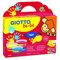 GIOTTO be-bè Fingerfarben Set 3 Grundfarben Box mit Aktivitätsbuch super waschbar ideal für Kinder