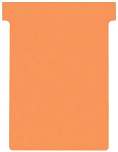 Nobo Kartentafel Zubehör T-Karten, Index 3, 100 Stück, orange