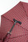 DESIGNER Automatik Regenschirm GEHSTOCK Bordo KARO SPAZIERSTOCK für Senioren