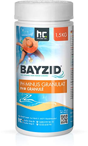 1,5 kg pH Senker Granulat von Höfer Chemie zur Senkung des pH Werts im Pool - pH Minus für Schwimmbad & Spa