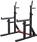GORILLA SPORTS® Squat Rack - mit Dip-Station, Höhe und Breite verstellbar, bis 300kg belastbar, Schwarz - Langhantelständer, Langhantelablage, Kniebeugenständer, Hantelablage, Hantelständer