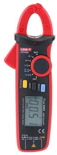 Tenlacum UNI-T UT210D Digital AC / DC Corrente Tensione Resistenza di capacità del tester del morsetto tester di misura di temperatura Auto Range